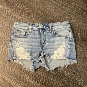 American Eagle distressed shorts